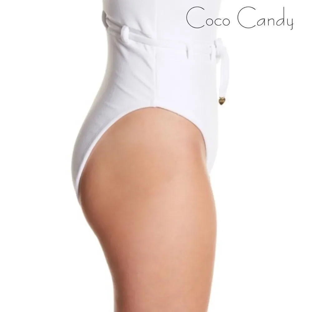 🆕Juicy Couture White Terry One Piece Swimsuit